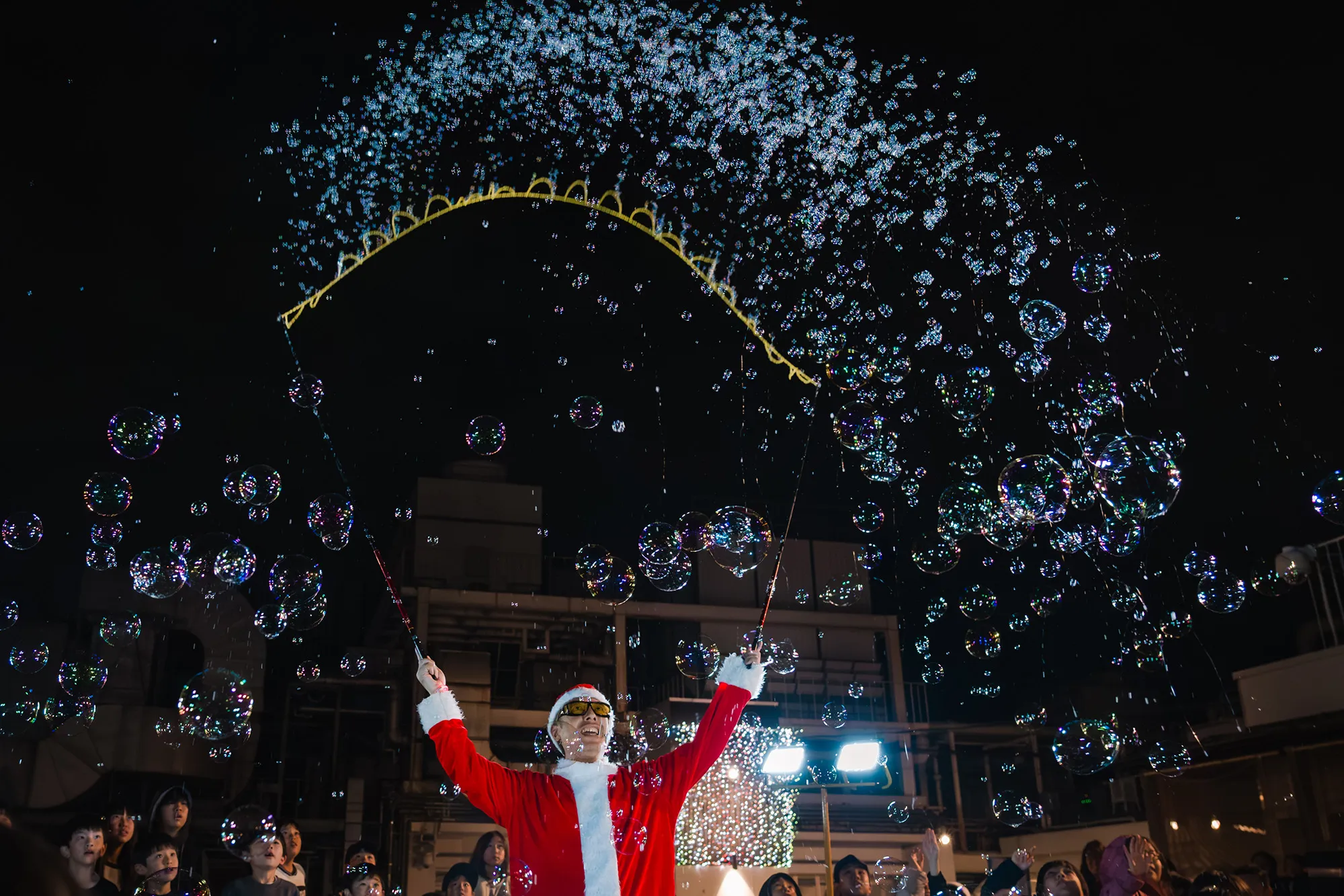 Bubble Night × Moët&Chandon シャボン玉パフォーマンス