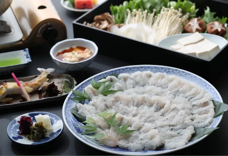 鱧しゃぶ料理