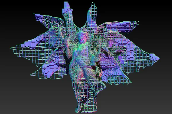 ヨビツギカミサマ 収束しかけた像