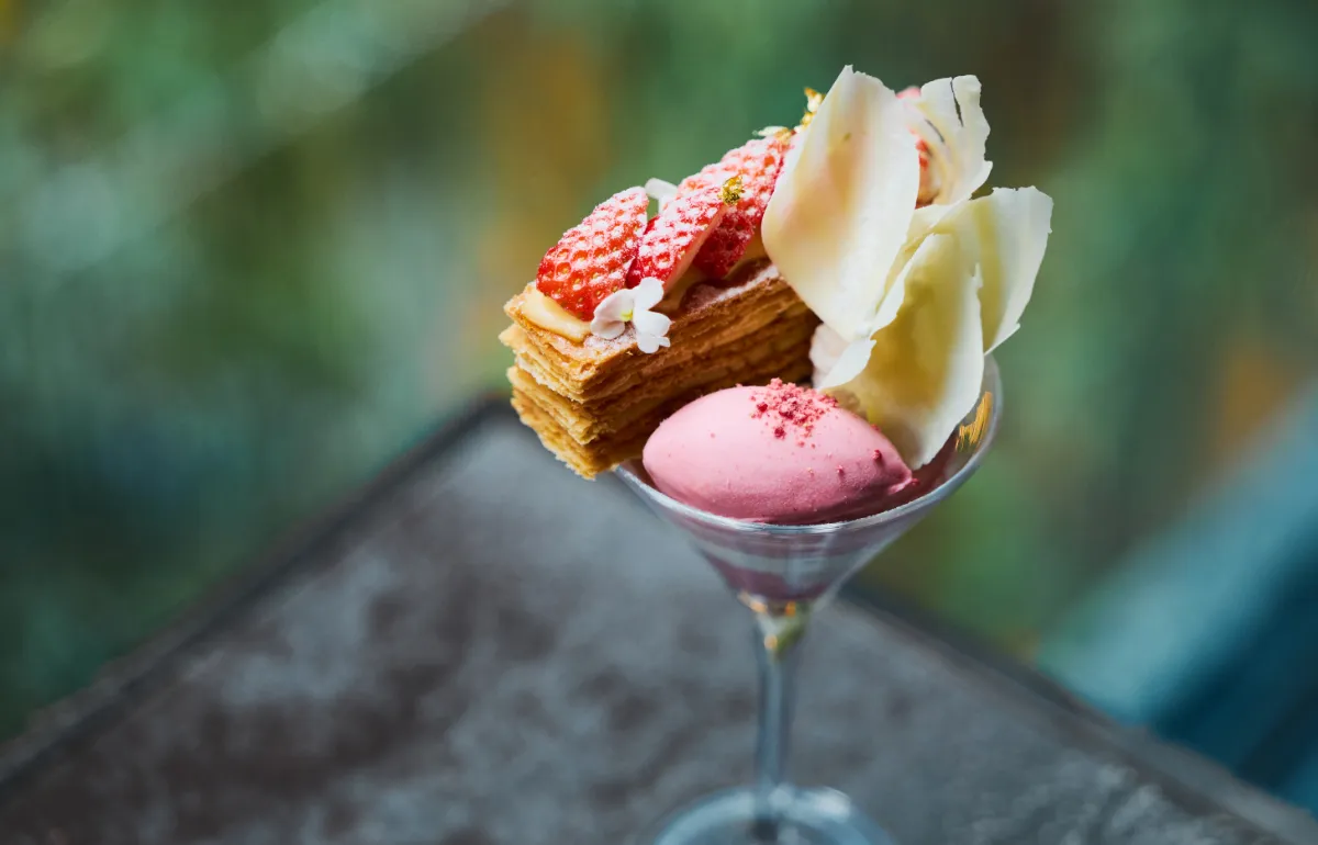 Parfait mille-feuille fraises(パルフェ・ミルフィーユ・フレーズ)
