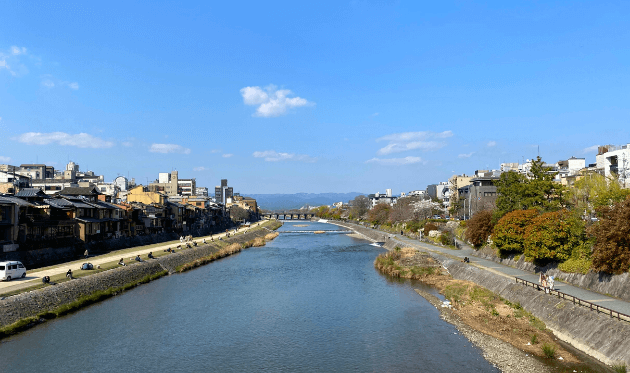 京都の鴨川