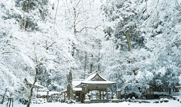 貴船神社 奥宮 冬 