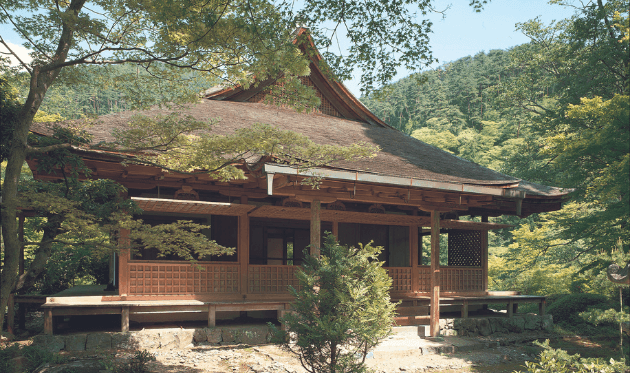 高山寺の石水院の外観