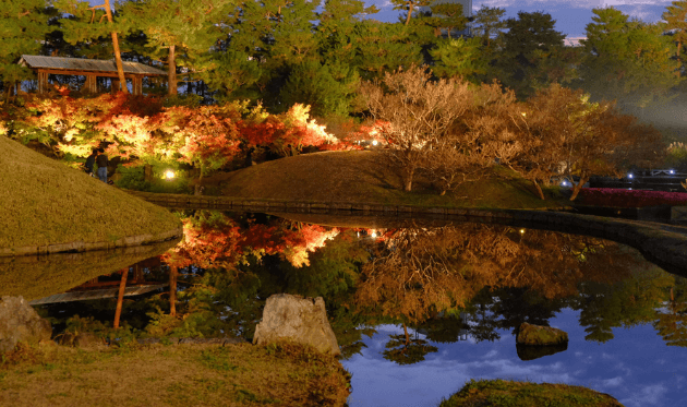 梅小路公園の朱雀の庭