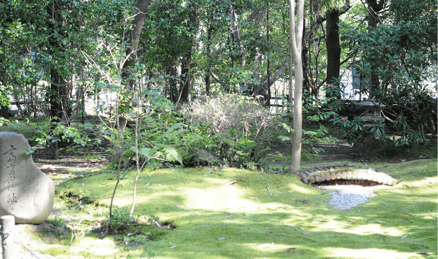 野宮神社の庭