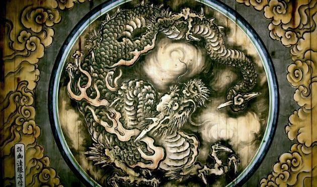 妙心寺の雲龍図