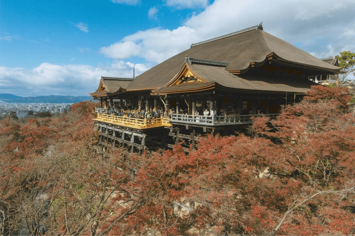 清水寺 舞台 紅葉