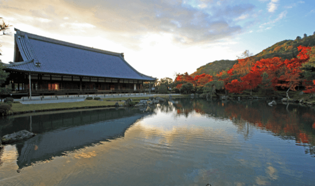 秋の天龍寺