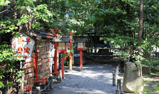 野宮神社の白福稲荷大明神