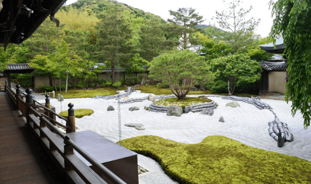 高台寺の波心庭